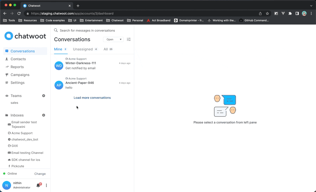 Import contacts to Voxsig from a csv file