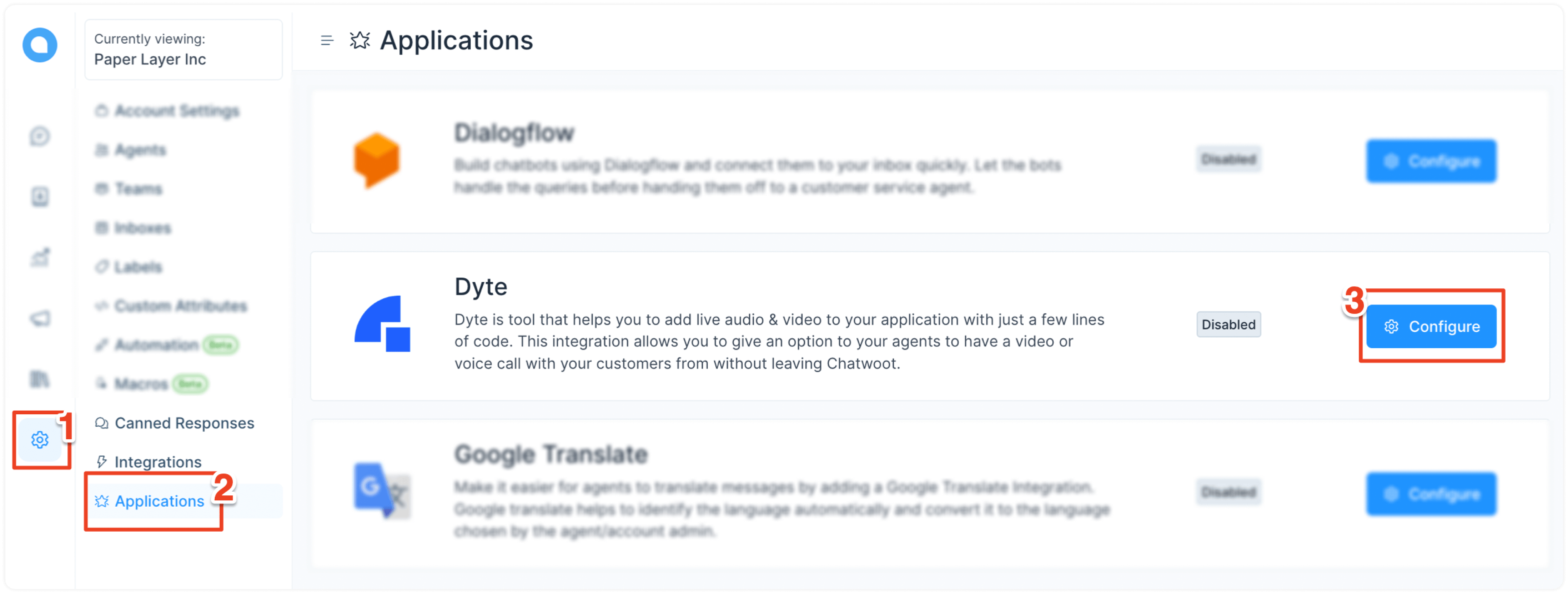 Dyte Integration in Voxsig