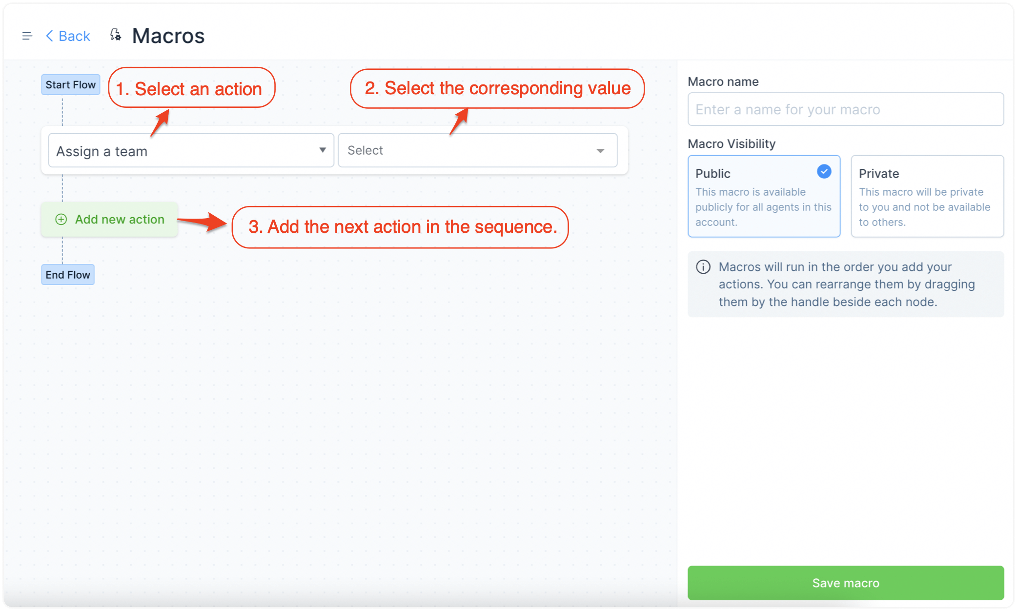 Setting Up A Macro